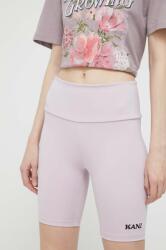 Karl Kani rövidnadrág női, rózsaszín, nyomott mintás, közepes derékmagasságú - rózsaszín XL