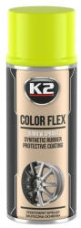K2 COLOR FLEX - Gumi festék / fújható fólia spray - sárga 400 ml