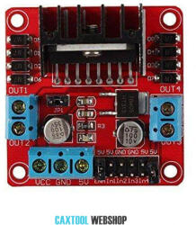 Caxtool Motorvezérlő panel (piros) L298N (EHGS00536)