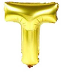 Balloons4party Balon folie litera T auriu 40 cm