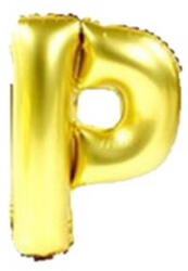 Balloons4party Balon folie litera P auriu 40 cm
