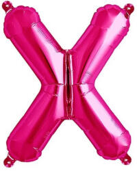 Balloons4party Balon folie litera X roz 40 cm