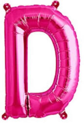 Balloons4party Balon folie litera D roz 40 cm