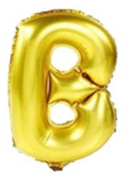 Balloons4party Balon folie litera B auriu 40 cm