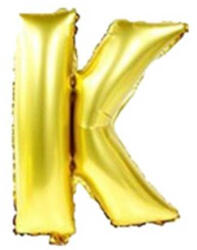 Balloons4party Balon folie litera K auriu 40 cm