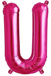 Balloons4party Balon folie litera U roz 40 cm