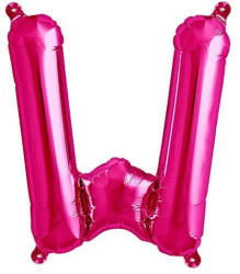 Balloons4party Balon folie litera W roz 40 cm