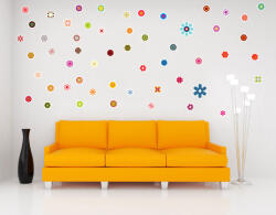 4 Decor Sticker Decorativ - Mini Floricele Decoratiune camera copii