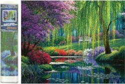 NORIMPEX - Puzzle Pictura cu diamant: Vara in parc 30x40cm - 1 - 39 piese