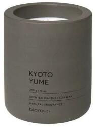 Blomus (Германия) Ароматна свещ BLOMUS FRAGA с аромат Kyoto Yume - Ø9 х 11 см - цвят сиво-кафяв (BLOMUS 65953)