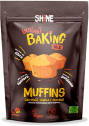 Shine Amestec instant BIO pentru muffins, cu mere, scortisoara si ghimbir Shine
