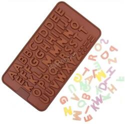 Szilikon bonbon és csokoládé forma-betűk