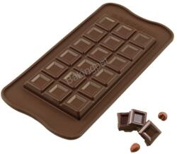 Szilikon bonbon és csokoládé forma-kocka táblás csoki