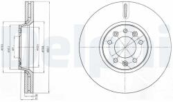 DELPHI Tarcza Ham. Citroen C5 - centralcar - 221,97 RON