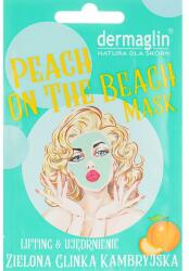 Dermaglin Mască de față Peach on the beach - Dermaglin Peach On The Beach Mask 20 g