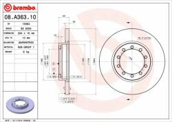 BREMBO Bre-08. A363.10 (08.a363.10)