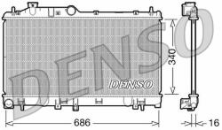 DENSO hűtő, motorhűtés DENSO DRM36007