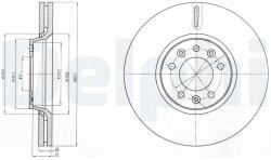 DELPHI Tarcza Ham. Citroen C5 (bg4083c)