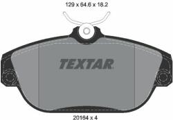 TEXTAR fékbetétkészlet, tárcsafék TEXTAR 2016402 (2016402)