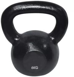  Kettlebell fekete vas 6 kg - fitness-index