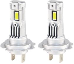 LEDtech H7 LED izzó STRONG CANBUS 12V 6500K Jégfehér - Hideg fehér 7535 CSP H7 LED autóba - Q36 - M6S 3100 lm - 2db-os készlet ✔️ (H7LED-M6S)