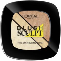 L'Oréal L’Oreal Infallible Blush Sculpt Trio Contouring arcpirosító - 101 SOFT SAND