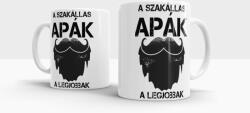 StuffMaster A szakállas Apák a legjobbak feliratos bögre (bsbogre053)