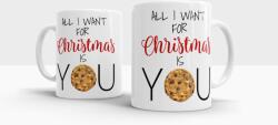 StuffMaster All I want for Christmas is you karácsonyi bögre (bsbogre143)