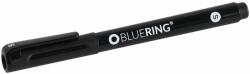 BLUERING Alkoholos tűfilc 0,4 mm fekete (BR895400)