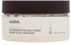 AHAVA Deadsea Salt Softening Butter Salt Scrub tápláló és bőrpuhító arcradír 220 g nőknek