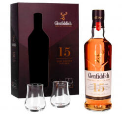 Glenfiddich 15 Years 0,7 l 40% + 2 glasses