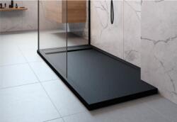 Radaway Zuhanytálca, Radaway Teos F lapos szögletes zuhanytálca 160x100 fekete, ajándék szifonnal - mozaikkeramia