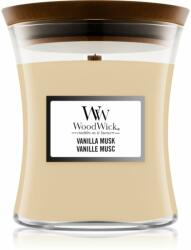 WoodWick Vanilla Musk lumânare parfumată 275 g