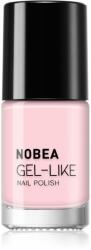 NOBEA Day-to-Day Gel-like Nail Polish lac de unghii cu efect de gel culoare Misty rose #N59 6 ml