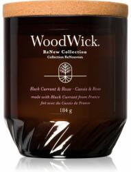 WoodWick Black Currant & Rose lumânare parfumată 184 g