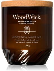 WoodWick Lavender & Cypress lumânare parfumată 184 g
