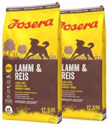 Josera Lamm&Reis 2 x 12, 5kg hrana cu miel, pentru caini adulti
