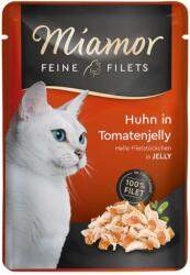 Miamor Feline Filets plic hrana pisici, pui si rosii 6x100 g
