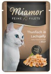 Miamor Feline Filets hrana cu ton si somon in aspic 12x100 g