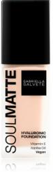 Gabriella Salvete SoulMatte Hyaluronic Foundation tartós alapozó matt hatással árnyalat 01C Porcelain Cold 30 ml