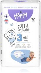Bella Baby Happy Soft&Delicate eldobható pelenkák Midi 5-9 kg 70 db