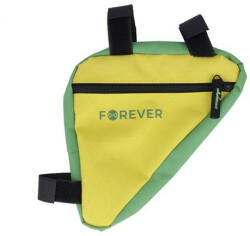 Forever FB-100 biciklis táska vázra, sárga-zöld