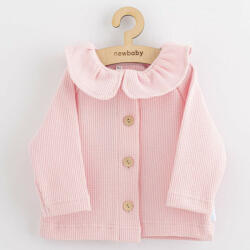 NEW BABY Baba kabátka gombokkal New Baby Laura Luxury clothing rózsaszín - pindurka