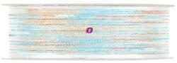 D&D Szalag csíkos textil 25mmx15m kék, fehér, barna (PV3814M16)