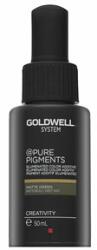 Goldwell System Pure Pigments Elumenated Color Additive picături concentrate cu pigmenți colorați Matte Green 50 ml