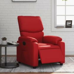 vidaXL piros műbőr elektromos dönthető fotel (3204877) - pepita