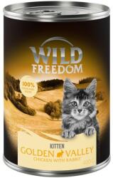 Wild Freedom Wild Freedom Pachet economic Kitten 12 x 400 g - Golden Valley Iepure & pui