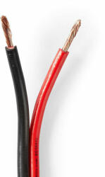 Nedis Hangszóró kábel | 2x 2.50 mm2 | CCA | 100.0 m | Kerek | PVC | Fek (CAGW2500BK1000)