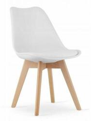 ARTOOL Konyha/nappali szék, Artool, Mark, PP, fa, fehér, 49x43x82 cm (ART-3316_1)