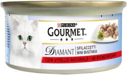 Gourmet 24x85g Gourmet Diamant Filé természetes borjúhússal nedves macskatáp